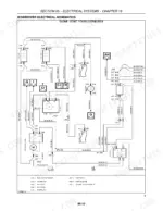 Case IH WD1903, WD2303 electrical schematic for engine start and power distribution systems.
