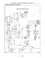 Case IH WDX1902, WDX2302 electrical schematic for engine start and power distribution system wiring diagram.