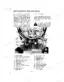 Case International 433-833 tractor controls diagram showing instrument cluster, pedals, and levers with numbered key list.