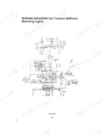 Case International 433-833 Diesel Tractor wiring diagram for models without warning lights, Illust. 79, page 72.