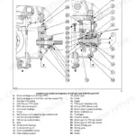 Case JX1070U, JX1080U, JX1090U, JX1100U sectional diagram of 540 and 540/750 rpm PTO assembly with numbered parts list.