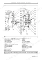 Case JX1070U, JX1080U, JX1090U, JX1100U sectional diagram of 540 and 540/750 rpm PTO assembly with numbered parts list.