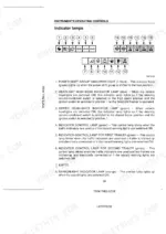 Case-steyr CS78, CS78a, CS86a, CS94a instrument panel indicator lamp diagram and identification guide.