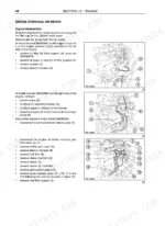 Case TX130, TX140, TX170 engine overhaul on bench disassembly procedures with component diagrams for oil and fuel systems.