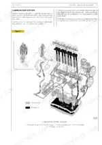 Cnh F5AE9484, F5AE9454, F5CE9484, F5CE9454, F5CE5454 engine lubrication system diagram showing oil flow and components.