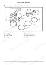 cnh-industrial-f3dfe613f-b001-to-f3dfe613j-b002-engine-service-manual-47869999-exploded-view-104.webp Cnh Industrial F3DFE613F*B001, F3DFE613F*B002, F3DFE613G*B001, F3DFE613G*B002, F3DFE613J*B001, F3DFE613J*B002, Cursor 13 Two Stage Turbocharger Tier 4B (final) and Stage IV Engine exploded view of connecting rod and piston assembly.