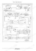cnh-industrial-f3dfe613f-b001-to-f3dfe613j-b002-engine-service-manual-47869999-wiring-253.webp Cnh Industrial F3DFE613F*B001, F3DFE613F*B002, F3DFE613G*B001, F3DFE613G*B002, F3DFE613J*B001, F3DFE613J*B002, Cursor 13 Two Stage Turbocharger Tier 4B (final) and Stage IV Engine cooling system wiring diagram showing ECM, relays, and sensors.