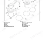 Cnh Industrial F3GFE613A*B001, F3GFE613B*B001, Cursor 11 exploded view of connecting rod, piston, and ring components.