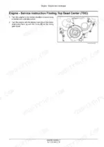 Cnh Industrial L3C19-T1, L3C19-T2, L3C19-T3, L3C19-T4, L3C19-T5 engine service procedure for finding Top Dead Center (TDC).