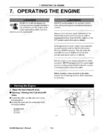 cub-cadet-yanmar-sc2400-sub-compact-tractor-operator-manual-cyda041-u00201-operations-34.webp Cub Cadet Yanmar Sc2400 engine operating safety warnings and fuel shut-off valve starting procedure diagram.