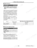 cub-cadet-yanmar-sc2400-sub-compact-tractor-operator-manual-cyda041-u00201-torque-73.webp Cub Cadet Yanmar Sc2400 tire inflation pressure table and wheel bolt tightening torque specifications.