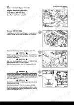 cummins-isb-qsb5-9-engine-repair-manual-3666193-01-procedures-161-1.webp Cummins ISB, QSB5.9, ISB Engines, QSB5.9 Engines engine removal procedure, initial check, and fluid draining steps.