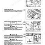 Cummins ISB, QSB5.9, ISB Engines, QSB5.9 Engines engine removal procedure, initial check, and fluid draining steps.