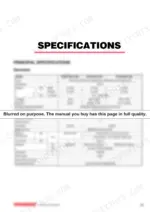 d45c4d66-b-specs-143 Yanmar YDG2700EV-6EH, YDG3700EV-6EI, YDG5500EV-6EI generator principal specifications table including output, voltage, and breaker data.