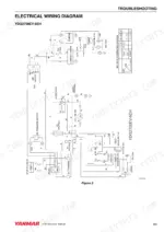 d45c4d66-b-wiring-137 Yanmar YDG2700EV-6EH, YDG3700EV-6EI, YDG5500EV-6EI electrical wiring diagram and key switch operation table.