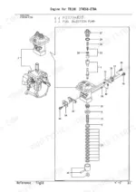 d8b82fb5-b-exploded-view-24 Yanmar TB108 2TNE68-ETBA, TB108, 2TNE68-ETBA exploded view diagram of the fuel injection pump components.