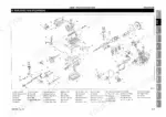 Daedong CK22, CK22H engine exploded view diagram showing cylinder block, crankshaft, pistons, and fuel system components.