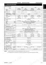 daedong-ck25-27-30-35-ck25h-27h-30h-35h-tractors-workshop-manual-d704-w01-specs-21.webp Daedong CK25/27/30/35, CK25H/27H/30H/35H general specifications table for CK25 and CK27 tractor models.