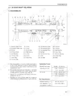 daedong-dk65-tractors-workshop-manual-exploded-view-179.webp Daedong DK65 transmission 20 gear shaft disassembly diagram, parts list, tightening torque table, and specifications.