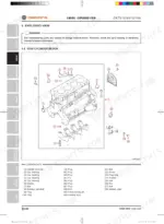 daedong-dx7510-dx9010-dx100-tractor-workshop-manual-da80-w00-exploded-view-194-3.webp Daedong DX7510, DX9010, DX100 engine exploded view diagram showing the cylinder block components and assembly parts.