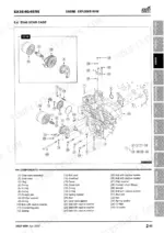 daedong-ex35-to-ex50-tractor-service-manual-ds21-w00-exploded-view-91.webp Daedong EX35, EX40, EX45, EX50 exploded view diagram of the E040 gear case and oil filter assembly components.