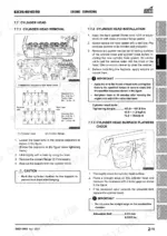 daedong-ex35-to-ex50-tractor-service-manual-ds21-w00-procedures-113.webp Daedong EX35, EX40, EX45, EX50 cylinder head removal, installation, bolt tightening sequence, and flatness check procedures.