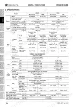 daedong-ex35-to-ex50-tractor-service-manual-ds21-w00-specs-18.webp Daedong EX35, EX40, EX45, EX50 general specifications table for engine, drivetrain, tires, hydraulics, and PTO systems.