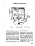 david-brown-1200-to-clutch-tractors-repair-manual-9-37121-system-diagram-31.webp David Brown 1200 Selectamatic, 990 Selectamatic engine lubrication system diagram, oil pump, filter, and gallery components.