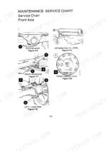 David Brown 1690 Turbo Tractor-4WD, 1690 Turbo Tractor-4WD Synchromesh Transmission front axle maintenance service chart.