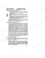 David Brown 780 Selectamatic, 780 Selectamatic Livedrive manual page for starting, stopping, and cold weather procedures.