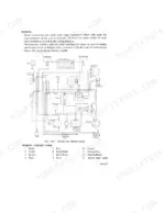 David Brown 880, 880 Diesel Tractor, 880/UE wiring diagram for starting and lighting system with color code table.