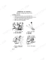 David Brown 880 Implematic (VAD 2E/2F): Implematic system controls — TCU operation, top link cable, pre-set guide, and handwheel diagrams.