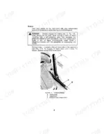 David Brown 990, 995, 996 brake and parking brake controls diagram, operation, and safety danger warning.