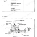 Yanmar SVE8, SVE12, SVE series, SVE8G, SVE12G service manual: thrust shaft coupling procedure and fuel injection pump diagram.