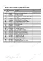dingo-k9-p-mini-diggers-parts-catalog-engine-parts-7.webp Dingo K9-P parts list table for Kohler engine assembly including pump drive, air cleaner, and hydraulic hose components.