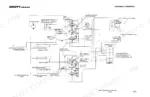 Drott 40 Cruz-Air Series "B" hydraulic schematic showing main control valve, swing motor, and 8-port hydraulic swivel.