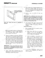Case Drott 40 Cruz-Air Series D: hydraulic system vane seal installation and testing.