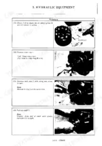e097fa5c-b-procedures-96 Yanmar ViO70 (US) hydraulic pump disassembly procedures: removing dowel pins, snap ring, seal case, and pump shaft.