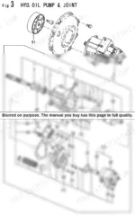 e3a8f8d6-b-exploded-view-7 Yanmar B30V-1, B30V - 1, 3TNE82A - B1A, B30V-1(EP) (B6050) exploded view diagram of hydraulic oil pump and joint assembly.