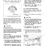 Yanmar TNE series diesel engine starting and operation procedures