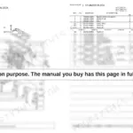 Yanmar 3TNE68 Series engine parts catalog — cylinder block exploded view with OEM part numbers.