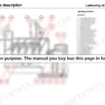 Yanmar SV85 2PB engine lubricating oil system diagram with numbered component legend for oil pump, filter, and cooler.