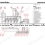 Yanmar SV85 2PB engine lubricating oil system diagram with numbered component legend for oil pump, filter, and cooler.