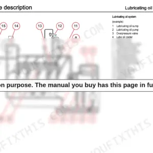 Yanmar SV85 2PB engine lubricating oil system diagram with numbered component legend for oil pump, filter, and cooler.