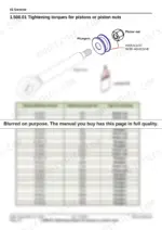 efa1203d-b2-torque-25 Yanmar SV85 2PB service manual: tightening torque table for piston nuts and plungers with assembly diagram.