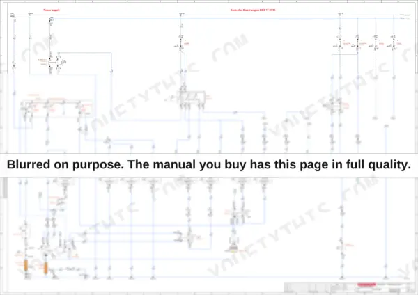 Yanmar SV85 2PB wiring diagram for EDC 17 CV54 diesel engine power supply, relays, and controller connections.