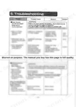 Yanmar 6LY2-STE troubleshooting table for alarm buzzers, warning lamps, and engine oil pressure system faults.