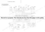Yanmar ViO15-2 hydraulic circuit schematic for standard machines showing pump, control valve, and cylinder connections.