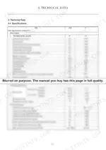 ff176a5e-b-specs-20 Yanmar V7, WHEEL LOADER technical data table showing machine dimensions, traveling performance, and work performance specs.
