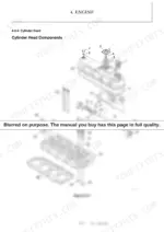 fffbd0bb-b-exploded-view-101 Yanmar ViO80-1A (YCEE) exploded view diagram of engine cylinder head components, including valves, springs, and rocker arm.